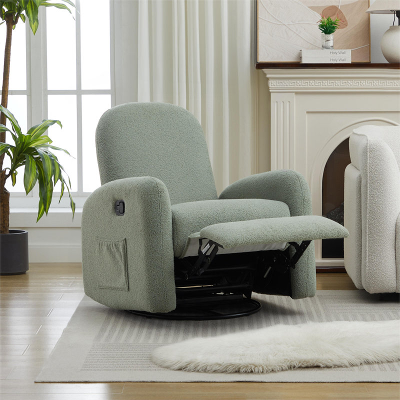 Fauteuil inclinable et pivotant Haaniyah, Boucle verte