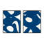 Blue Harmony 1 and 2 by Andrea Stokes - 2 Piece Picture Frame Print Set-200792517-255811559