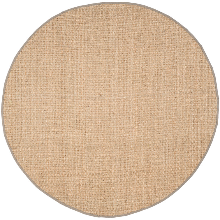 Auckland Bamboo Slat/Seagrass Natural/Gray Area Rug