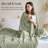 510 Design Rayon From Sage Green Bamboo Cotton Lightweight King Blanket-111619987-111619980