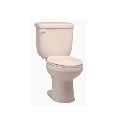 1.28 GPF (Water Efficient) Elongated Two-Piece Toilet (Seat Not Included) -  Proflo, PFJRC212HEBS