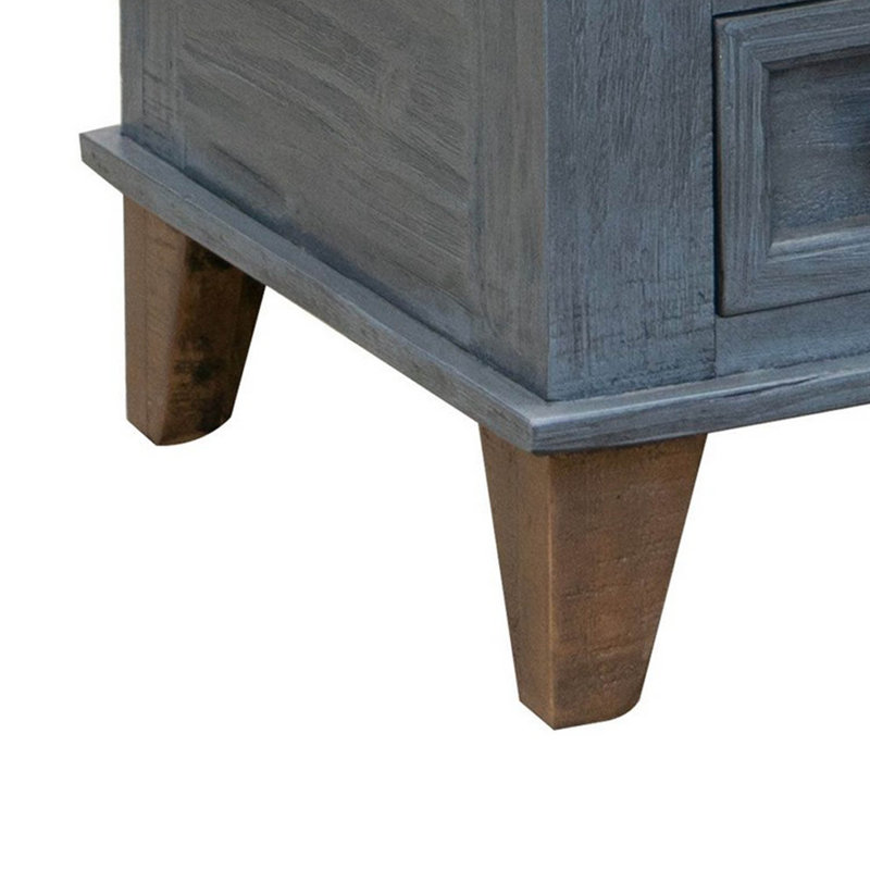 Table de bout avec rangement Capriana, H 25,25 po x l 23,50 po x P 18,50 po