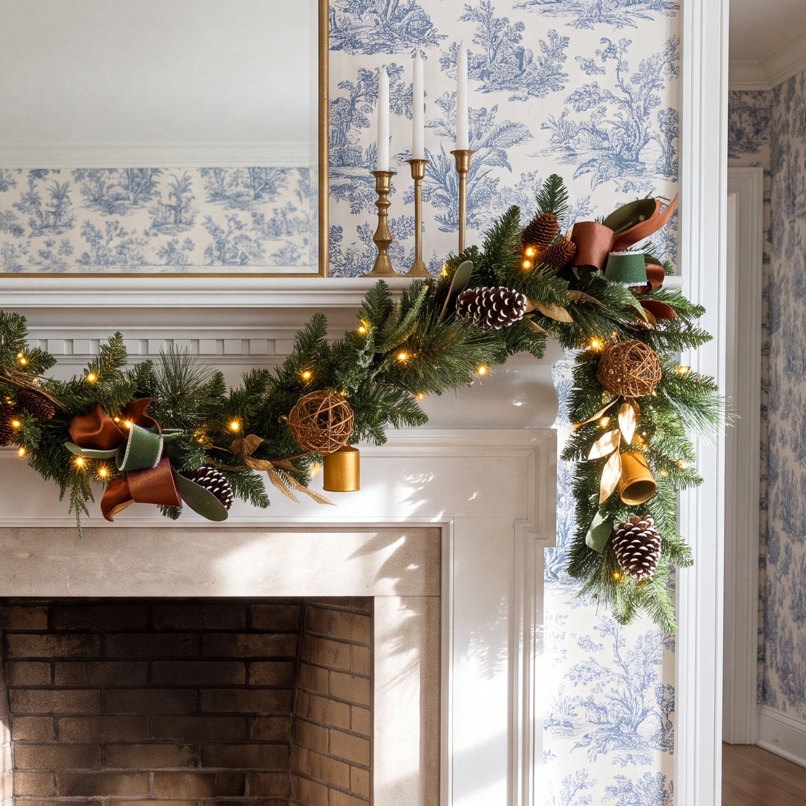 118" Pre-Lit Christmas Garland