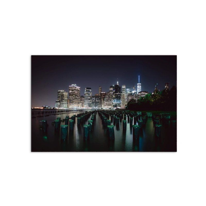 Empire Sunset by Pedro Lastra 53×80 cm MetalArt Materic Aluminum Satin Effect, Frameless Panel, Lightweight Ready to Hang