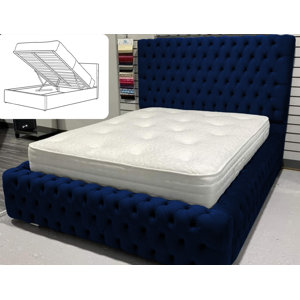 Britainsleep Empress Upholstered Ottman Storage Bed Frame | Wayfair.co.uk