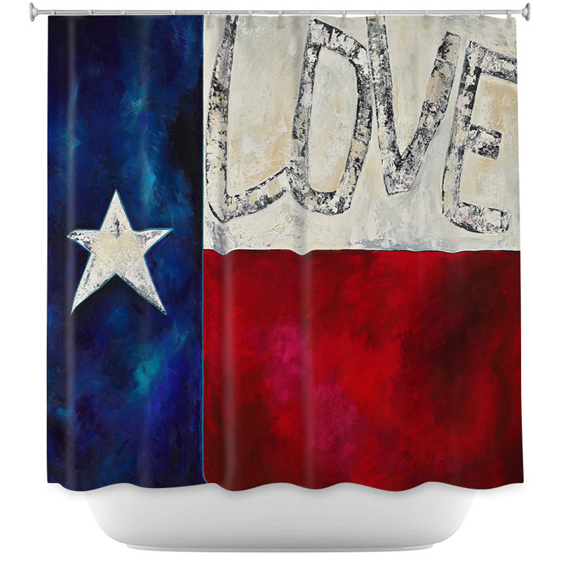 Rideau de douche Love For Texas II