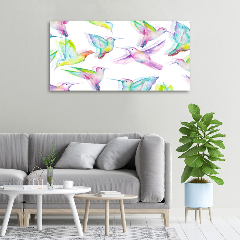 Hummingbirds - No Frame Print on Canvas