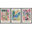 Classical Artwork "Vibrant coloré, décoration murale Henri Matisse, images murales de paysage abstrait moderne, grande impression sur toile encadrée, ensemble de 3 pièces" 16 "x 24" x 3 pièces, 24 "x 36" x 3 pièces-91875228-91875224