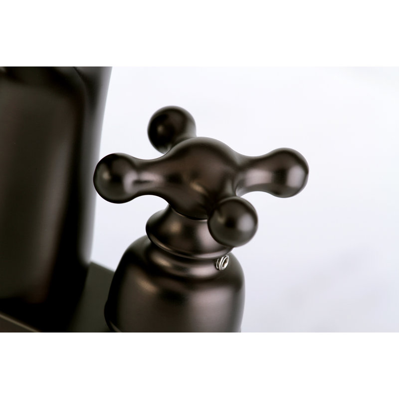Victorian Centerset Lavatory Faucet with Drain Assembly, Oil Rubbed Bronze
