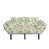 Polyester abstrait bleu sarcelle vert brun est en rupture de stock