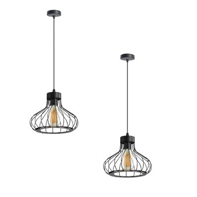 Eiver 2 - Light Black Pendant