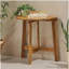 Table bistro pliante d'extérieur en bois d'acacia, naturel-797882839