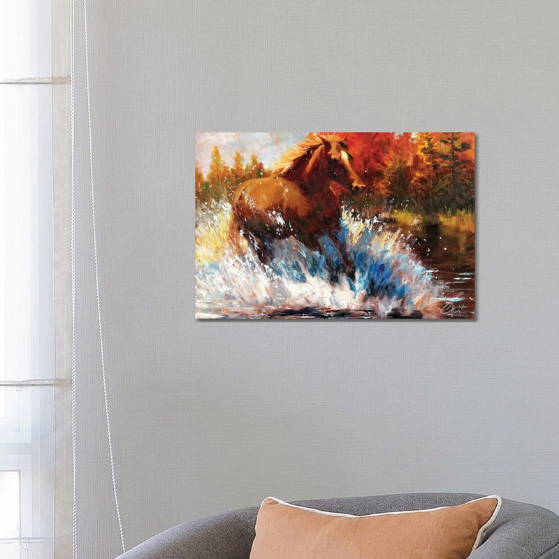 Freedom 1 Piece Wrapped Canvas Painting