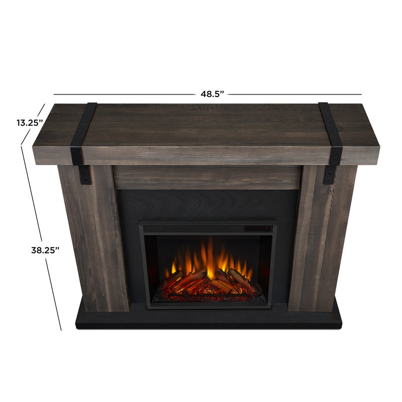 Aspen 49" Electric Fireplace by Real Flame, Gray