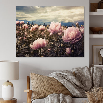 " Pink Peony Field "