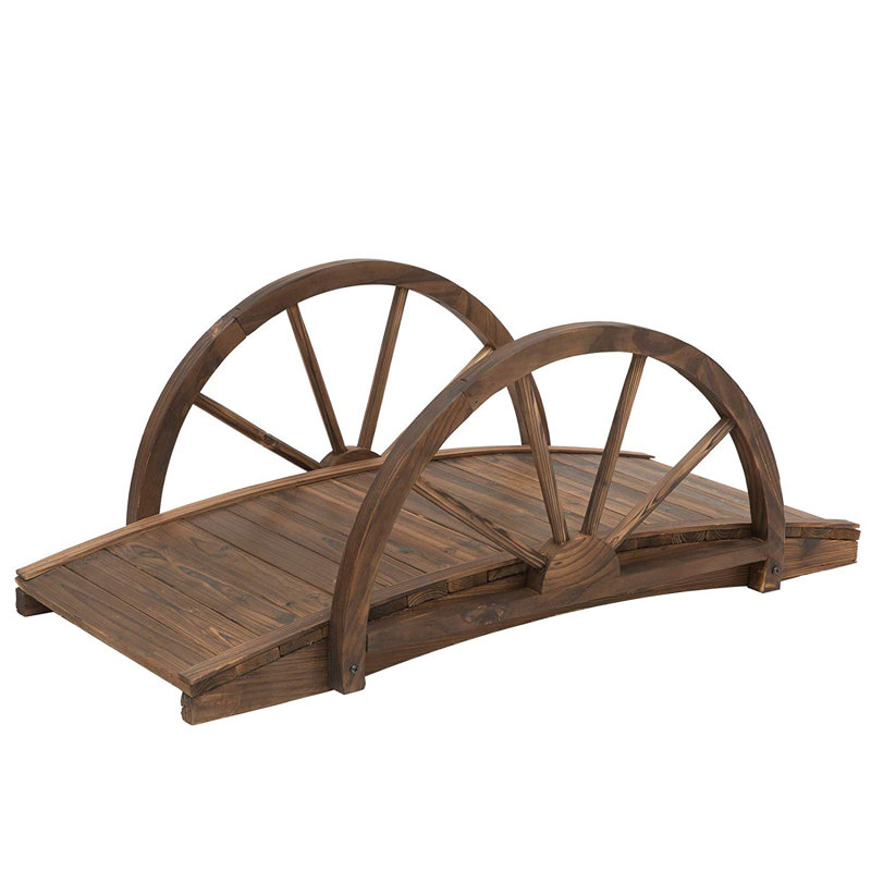 Pomona Transportation Weather Resistant Wood Garden Statue