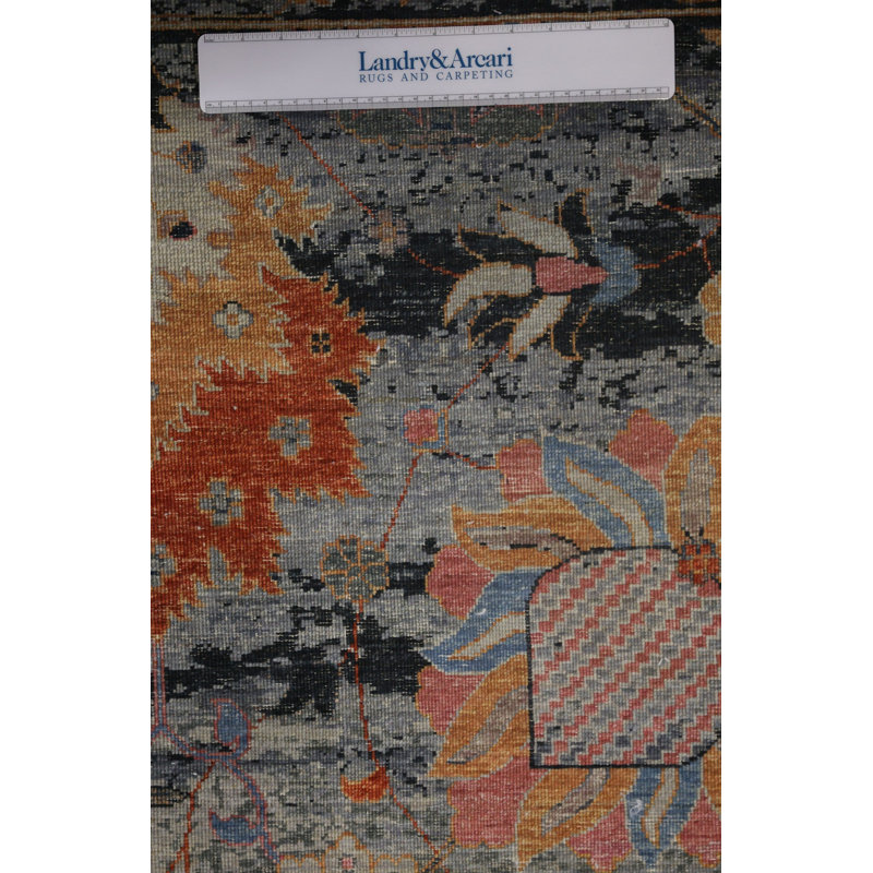 New Turkmen Afghan One-of-a-Kind Rectangle 8'11" X 11'10" Area Rug