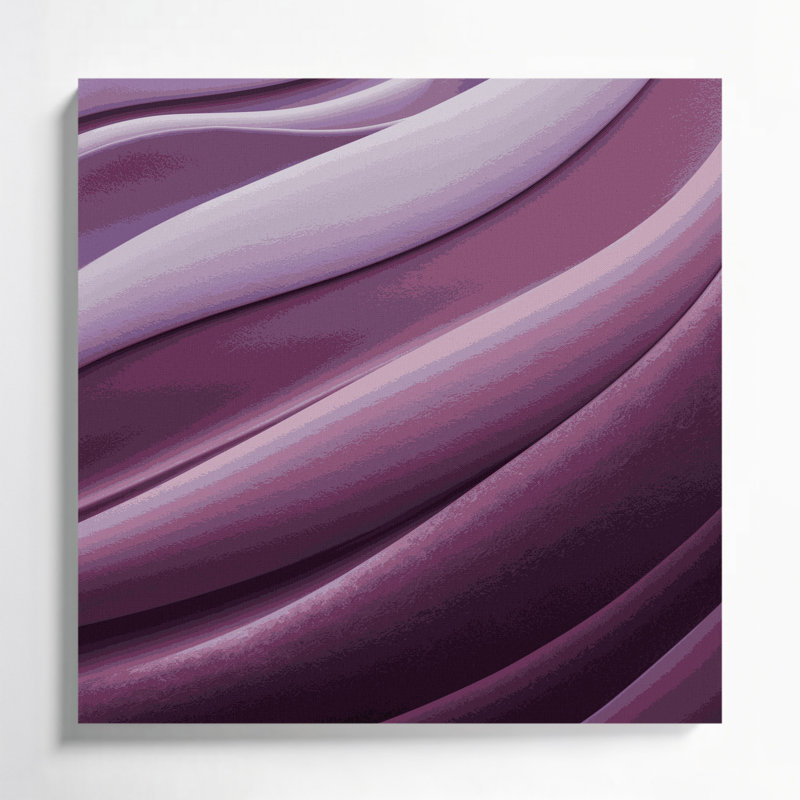 Art abstrait sur toile abstrait mauve 99, H 32 po x l 32 po