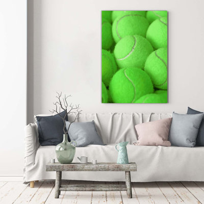 Tennis Balls - Wrapped Canvas Print
