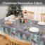 Grey & Green Trees Deer Print Fabric | 100% Polyester Slub Cloth, 150GSM for Curtains, Cushions & Craft Projects-134439704