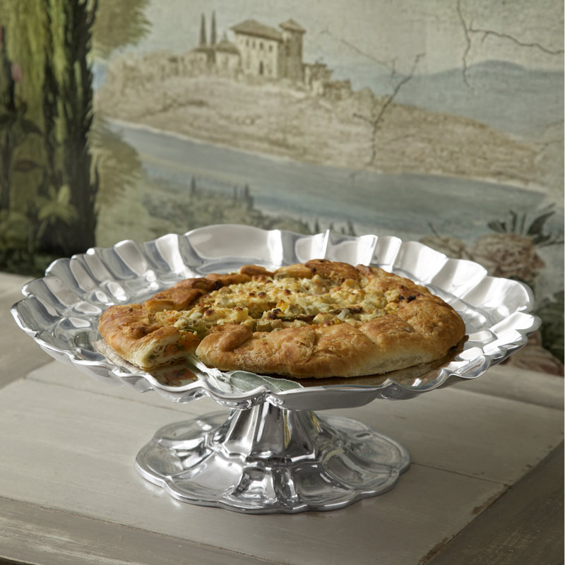 TUSCANY Pedestal Cake Plate