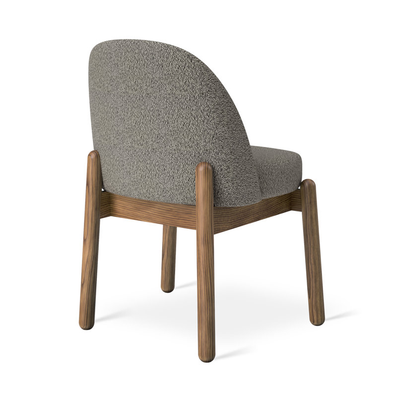 Chaise de salle à manger Malloy, Lundy Truffle, Noyer