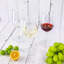 Ensemble de 8 verres à vin rouge, 12 oz, blanc et rouge, transparent, lavable au lave-vaisselle