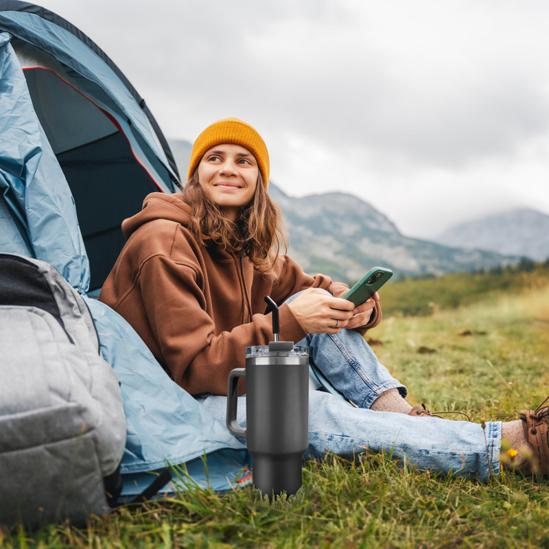 40 oz Thermal Mug w/Straw