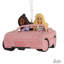 Ornement de Noël Barbie en voiture