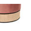 Amanat 35cm Wide Velvet Round Pouf Ottoman-965892168