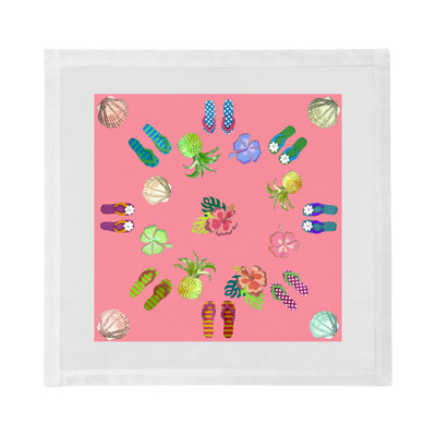 Hiver en serviettes de table en satin de coton Florida