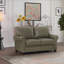 Fauteuil de salon en similicuir-1708811040