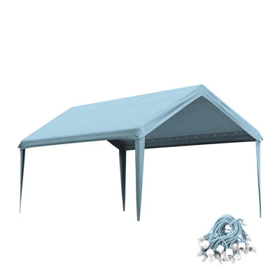 10 X 20 Ft Canopy Replacement Cover, Carport Roof Cover Only (Frame Is Not Included)