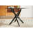 Dining Table With Cross Metal Leg And MDF Top,Modern Space Saving Kitchen Table