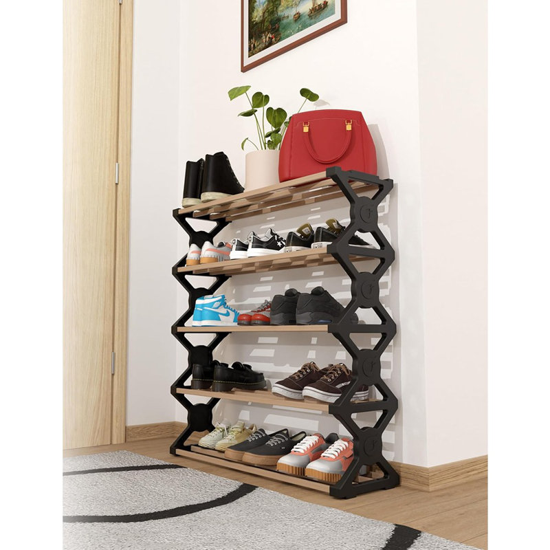 Range-chaussures, range-chaussures à 5 niveaux, pour vestibule, couloir et garde-robe