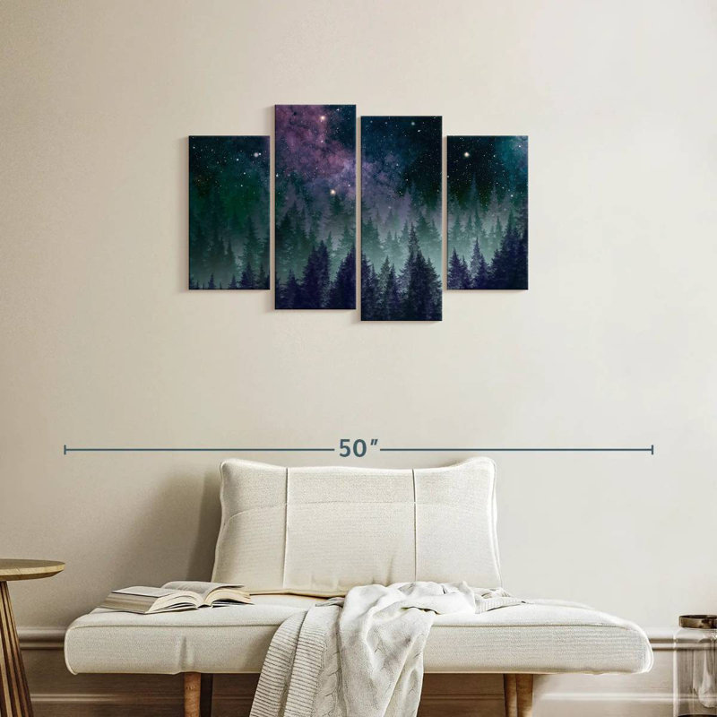 Forêt de galaxies d'Alvord, H 22 po x l 36 po