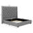 Upholstered Bed Frame With 67.5" Tall Headboard Wingback Platform Bed Tufted Deep Button Velvet-107443603