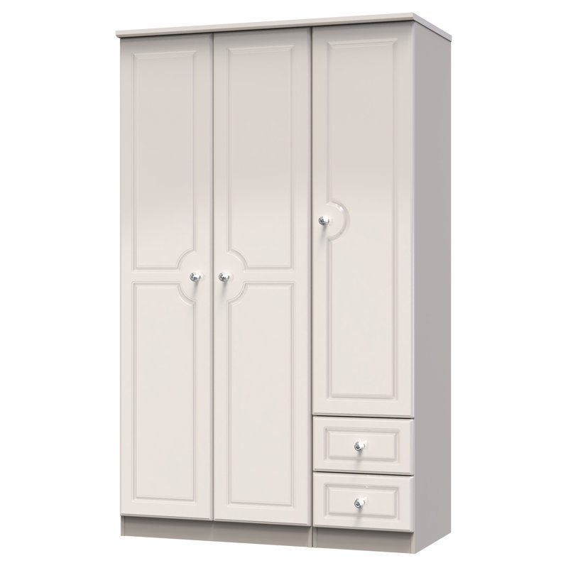 Conover Triple Small Drawer Wardrobe, Kashmir Gloss/Kashmir