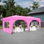 235'' W x 118'' D Metal Pop-Up Canopy