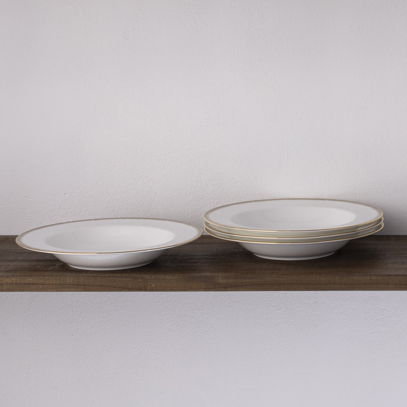 Noritake Haku Set Of 4 Soup Bowls, 8-1/2", 12 Oz.
