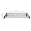 Tablette de rangement murale robuste en fil de chrome H 21 po x l 24 po x P 24 po Express KitchQuip pour usage commercial-1482768943
