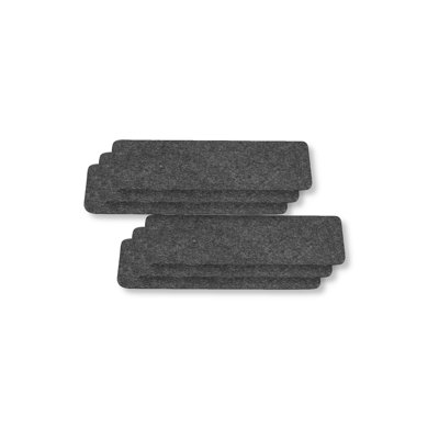 G-Floor Drip & Dry 12" x 20" Absorbent Vinyl Pet Bowl Mats (6-Pack)