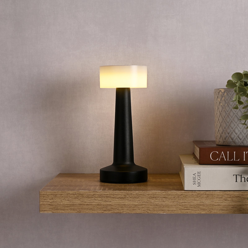 USB LED Touch Table Lamp, Black