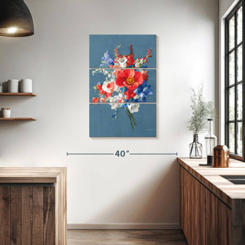 Bouquet Harnek de juillet, H 38 po x l 24 po