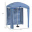 Parasol de plage portatif 5,9 pi x 5,9 pi Outsunny-184159086