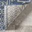 Tapis d'intérieur / extérieur bleu tissé à la main Royalston-2003548960