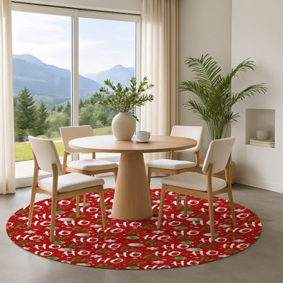 Tapis de Noël HohoHo lavable à la machine de qualité supérieure Lelland AMF1810