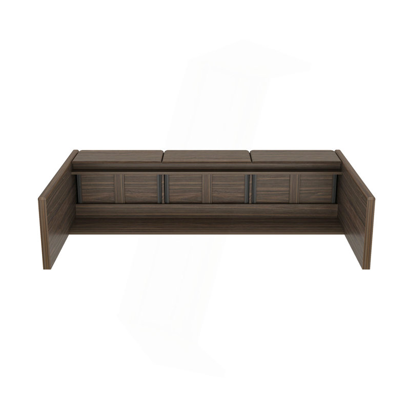 Console en noyer brun, Noyer brun