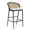 Tabouret de comptoir 24 po Havana - Craie / Canne naturelle-84679646-130055410-130055501