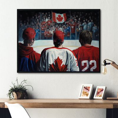 " Hocky Players During Game "